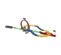WELL HOME MOBILIARIO & DECORACIÓN- Juguete de Pista de Carreras 130x38x38cm con Coches, Multicolor, 130x38x38 cm (Koopman International BV S34938340)