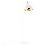 WELL HOME MOBILIARIO & DECORACIÓN Lámpara de pie con Estructura de metal color Blanco Oro