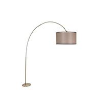 WELL HOME MOBILIARIO & DECORACIÓN Lámpara de pie con Estructura de metal color Mimbre