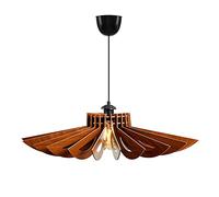 WELL HOME MOBILIARIO & DECORACIÓN Lámpara de techo 50 cm. nogal, tipo E 27 Max 45 - 60 W