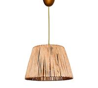 WELL HOME MOBILIARIO & DECORACIÓN Lámpara de techo 70 cm. natural, tipo e 27 Max 60 W, WH1153