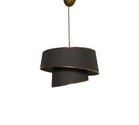 WELL HOME MOBILIARIO & DECORACIÓN Lámpara de techo 70 cm. oro/antracita, tipo E 27 Max 45 - 60 W