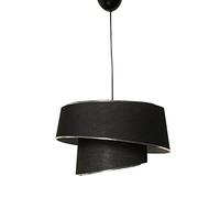 WELL HOME MOBILIARIO & DECORACIÓN Lámpara de techo con Estructura de metal color Plata Negro