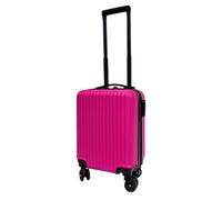 WELL HOME MOBILIARIO & DECORACIÓN Maleta de Cabina Magenta 16'' 45x30x21,5cm en ABS Resistente con 4 Ruedas giratorias
