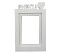 WELL HOME MOBILIARIO & DECORACIÓN Marco de Fotos de Mesa o Pared | Modelo ''FRIENDS'' | Tamaño del marco 24,5x17,5cm para Fotos de 13x18cm | Color blanco