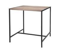 WELL HOME MOBILIARIO & DECORACIÓN Mesa Auxiliar de Hierro y MDF 49x49,5x49,5cm