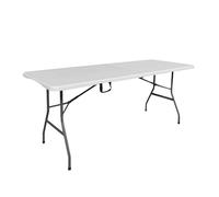 WELL HOME MOBILIARIO & DECORACIÓN - Mesa pleglable Multifuncional 180 x 70 x 74 cm con Cierre de plástico