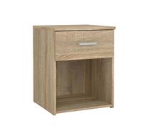 Mesita de noche Duero con 1 cajón estrucura de Roble 37,6x35,95x47,5cm