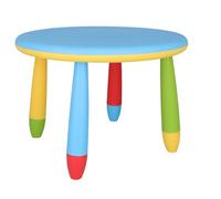 WELL HOME MOBILIARIO & DECORACIÓN Mesita Infantil Redonda Azul, en plástico, Ø70 x H.48cm