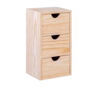 WELL HOME MOBILIARIO & DECORACIÓN Miniblock 3 cajones en Madera de Pino