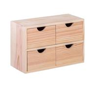 WELL HOME - Miniblock 4 cajones en madera de pino