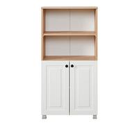 WELL HOME MOBILIARIO & DECORACIÓN Mueble Multiusos,100% Tablero de aglomerado rechapado en melamina, Color safiro roblenogal