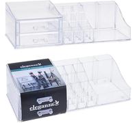 WELL HOME MOBILIARIO & DECORACIÓN Organizador de maquillaje con cajones - Material PS, dimensiones 30x13x9cm - Peso 665g