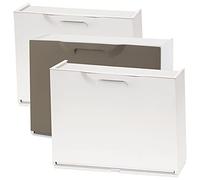 WELL HOME MOBILIARIO & DECORACIÓN Pack de 2 zapateros color blanco y zapatero en color marron de polipropileno