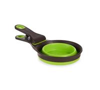 WELL HOME MOBILIARIO & DECORACIÓN Pinza Cuchara 3 en 1 Multiusos - 473ml Verde y Gris