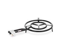 WELL HOME MOBILIARIO & DECORACIÓN Quemador Paellero a Gas Fogón para Exterior de Acero Esmaltado, Resistente a la Corrosión, Uso Doméstico y Profesional, Certificado - Ø50 cm, 2 Fuegos