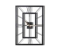 Reloj de pared cuadrado METAL decorativo 70x49