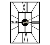 WELL HOME MOBILIARIO & DECORACIÓN Reloj de Pared Cuadrado Metal Decorativo con Estilo básico