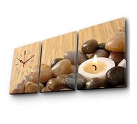 Reloj de pared de lienzo decorativo (3 piezas) con estilo de ZEN