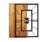 Reloj de pared MADERA decorativa cuadrado