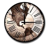 WELL HOME MOBILIARIO & DECORACIÓN Reloj Decorativo MDF con Estilo America Central