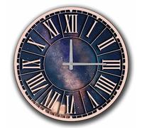 WELL HOME MOBILIARIO & DECORACIÓN Reloj Decorativo MDF con Estilo Cielo Oscuro