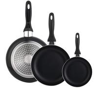 WELL HOME MOBILIARIO & DECORACIÓN Set 3 sartenes 16/20/24 aluminio prensado