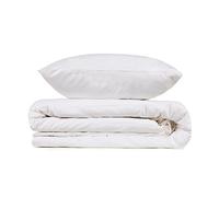 WELL HOME MOBILIARIO & DECORACIÓN Set de Funda nórdica + 2 Fundas de Almohada 240x220 Blanco Negro