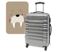 WELL HOME MOBILIARIO & DECORACIÓN Set de Maleta 64x45x28cm con Funda protectora'Believer'