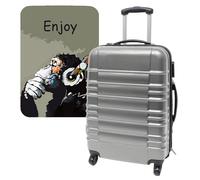 WELL HOME MOBILIARIO & DECORACIÓN Set de Maleta 64x45x28cm con Funda protectora'Enjoy'