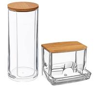 WELL HOME MOBILIARIO & DECORACIÓN Set dispensador de algodón + dispensador de bastoncillos