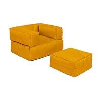 WELL HOME MOBILIARIO & DECORACIÓN Sillón + puf para niños para Exteriores Naranja