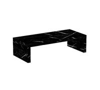 WELL HOME MOBILIARIO & DECORACIÓN Soporte Monitor 9,6x45x19,6 Negro Efecto mármol
