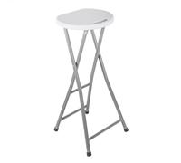 WELL HOME MOBILIARIO & DECORACIÓN Taburete Bar Alto Acabado en Metal, 31,5x28x70 cm