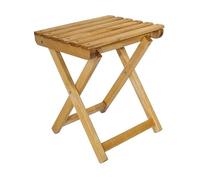 WELL HOME MOBILIARIO & DECORACIÓN Taburete Pescador Fabricado en Madera, Acabado en Aceite 33x25x36 cm