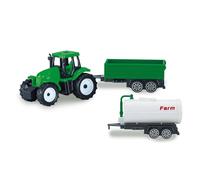 WELL HOME - Tractor con 2 remolques de 27 cm con diseño ALEATORIO para construcción o agrícola