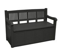 WELL HOME MOBILIARIO & DECORACIÓN Well Home Banco-baúl pasillero en Madera 280l Color 130x60x85cm, Gris Oscuro, 130x60x85 cm