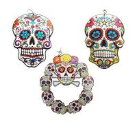 Well Home MOBILIARIO & DECORACIÓN Well Home Set de 3 Figuras Colgantes I Decorativas para Halloween, Multicolor, Estándar