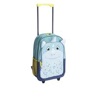 WELL HOME - Mochila infantil con ruedines diseño dino en poliéster 31x17x47cm
