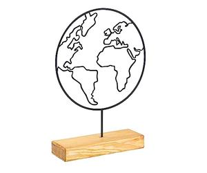 Well Home Objeto Decorativo Globo terraqueo