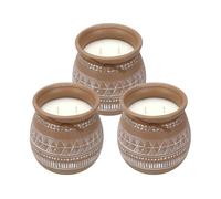 Well home - pack 3 velas aromática envase de cemento 13 cm