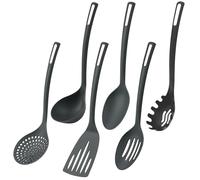 Well Home Pack de 6 Utensilios básicos de cocina en PBT de color Negro