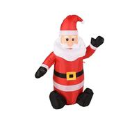 Well Home Papa Noel Inflable con Luces LED 85x45x120cm