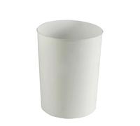 Well Home Papelera de plástico de 11L color blanco