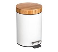 WELL HOME MOBILIARIO & DECORACIÓN Papelera metálica 3L bambú natureo