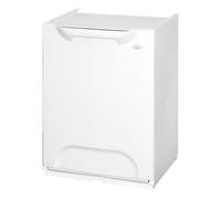 WELL HOME MOBILIARIO & DECORACIÓN Papelera reciclaje en polipropileno color blanco, Depósito 20L