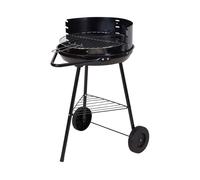 Well home parrilla de carbón para barbacoa de 40 cm - tamaño compacto, grosor resistente y accesorios prácticos incluidos 10 cm