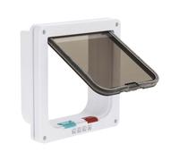 Well home puerta para mascotas 19,2x20x5,3cm en color blanco