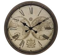WELL HOME - Reloj mundial de plástico vintage