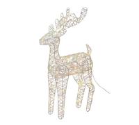 Well Home Reno Luminoso Navideño Color Blanco con 60 Luces LED 36x14x60cm